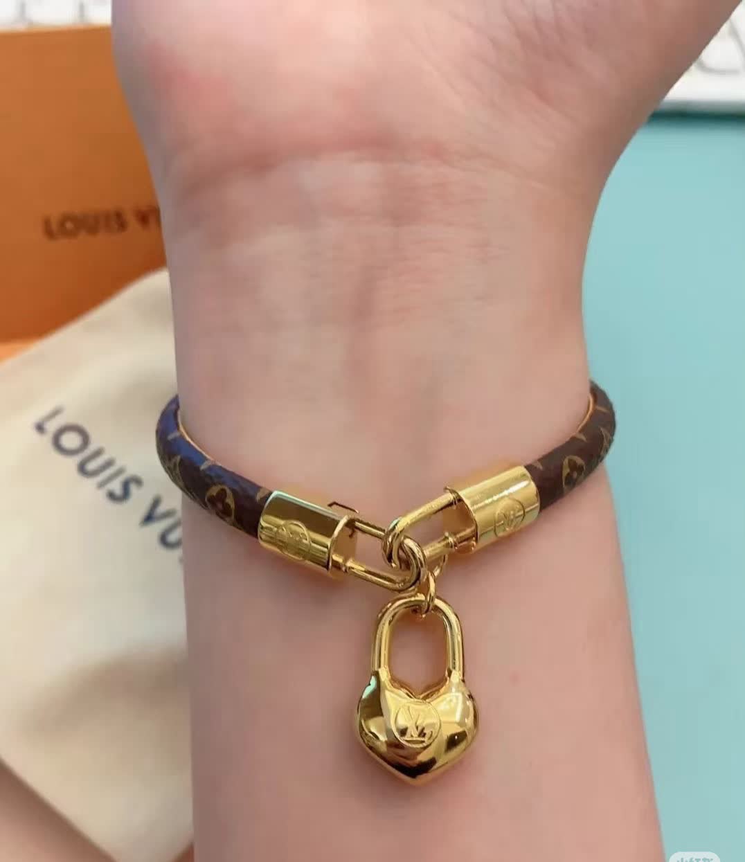 Louis Vuitton Lock Charm Bracelet